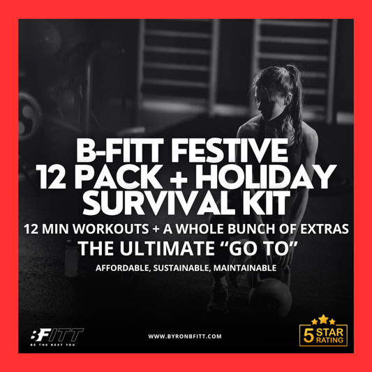 B-FITT Festive 12 Pack + Holiday Survival Kit - 90% OFF